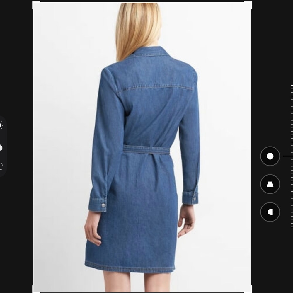 Gap Denim Utility Shirtdress Style:838544-00 - Picture 2 of 13